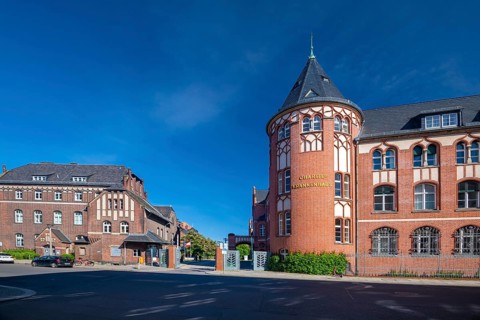 Charite, historical entrance, Schumannstrasse, Mitte, Berlin, Germany, Europe