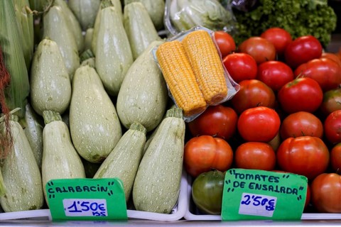 Market hall, Mercado de Nuestra Senora de Africa, Santa Cruz de Tenerife, Tenerife, Canary Islands,