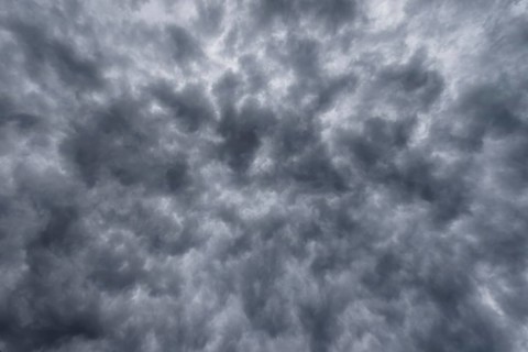 Nature, rain cloud formation, Province of Quebec, Canada, North America