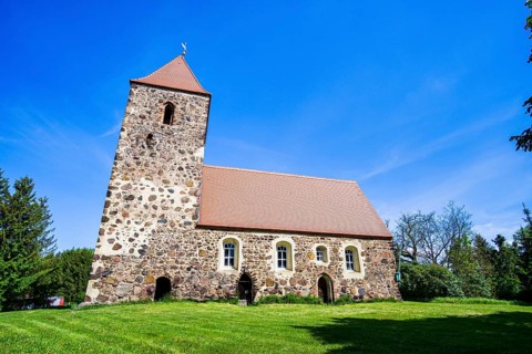Drahnsdorf village church, Dahme-Spreewald, Brandenburg, Germany, Europe
