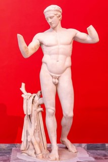 Diadumenos Statue, National Archaeological Museum, Athens, Greece, Europe
