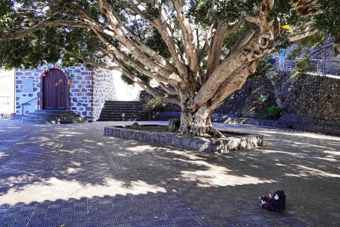 Ermita de la Immaculada Concepcion, Mountain village Masca In the Teno Mountains, Masca, Tenerife,