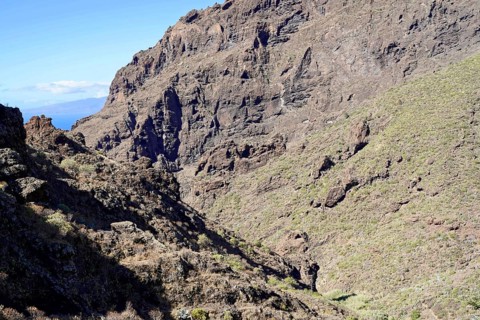 Mountain village Masca, Masca Gorge, Montana Teno Mountains, Tenerife, Canary Islands, Spain,