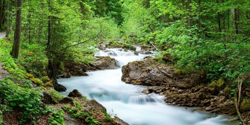 Oybach, Oytal, near Oberstdorf, Allgaeu, Bavaria, Germany, Europe