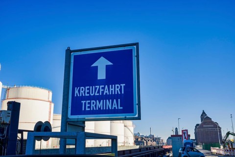 Cruise terminal in Westhafen, Berlin, Germany, Europe