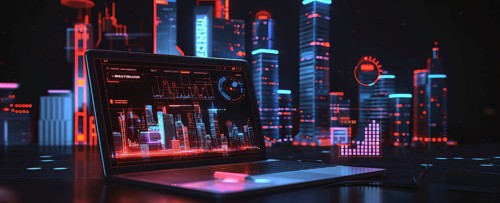 Data analysis of trends about investments, mortgages, financial markets and real estate, AI