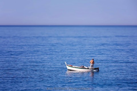 Fisherman at Camogli, Liguaia, Italy, Europe