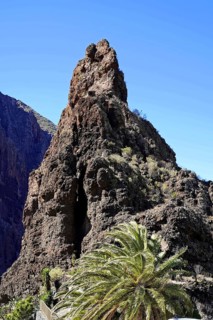 Mountain village Masca, Masca Gorge, Montana Teno Mountains, Tenerife, Canary Islands, Spain,
