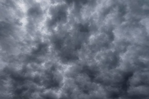 Nature, rain cloud formation, Province of Quebec, Canada, North America