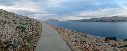 Morning atmosphere on the coast of the island of Pag, Zadar, Dalmatia, Croatia, Europe