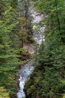 Gorge of the Ostrach, Hinterstein, Bad Hindelang, Allgaeu, Bavaria, Germany, Europe