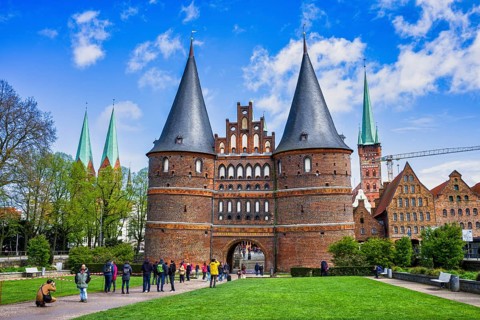 Holstentor, Hanseatic City of Luebeck, Schleswig-Holstein, Germany, Europe
