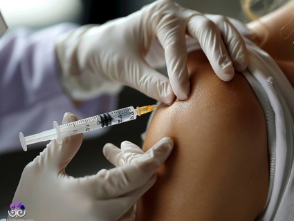 Vaccination against diseases in third world countries, AI generated