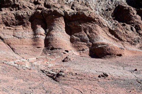 On the way to Mount Teide, El Teide, Pico del Teide, volcano in the Teide National Park on