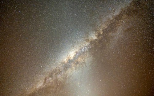 Starry sky with the Milky Way, astrophotography, Namibia, Africa