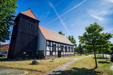 Rietzneuendorf village church, Dahme-Spreewald, Brandenburg, Germany, Europe