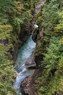 Gorge of the Ostrach, Hinterstein, Bad Hindelang, Allgaeu, Bavaria, Germany, Europe