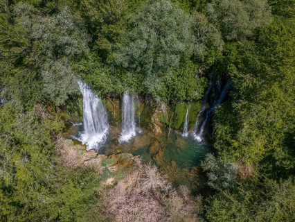 Roski Waterfall, Roski Slap, Krka National Park, Krka Waterfalls, Dalmatia, Croatia, Europe