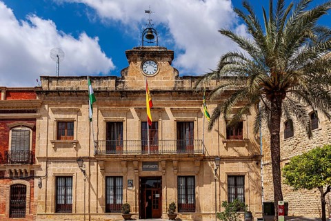 Town Hall, Bornos, Andalusia, Spain, Europe