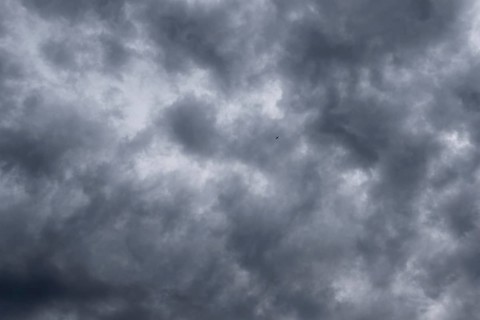 Nature, rain cloud formation, Province of Quebec, Canada, North America