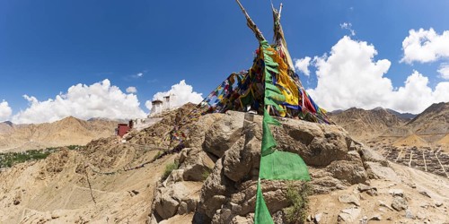 Namgyal Tsemo Gompa Monastery, Tsenmo Hills, Leh, Ladakh, Jammu and Kashmir, India, Asia