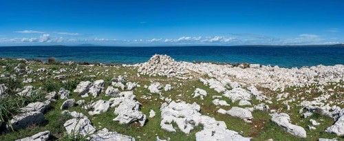 Northernmost point of the island of Pag, Zadar, Dalmatia, Croatia, Europe