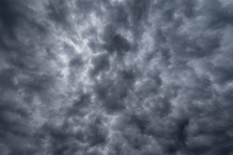 Nature, rain cloud formation, Province of Quebec, Canada, North America