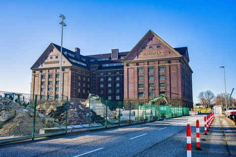 Customs warehouse in Westhafen, Berlin, Germany, Europe