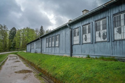 Kitchen barrack, Struthof concentration camp, Natzweiler, Alsace, France, Europe