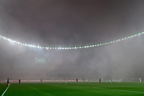 Overview, match interruption due to Bengalos, pyrotechnics, pyro, fireworks, fog, smoke,