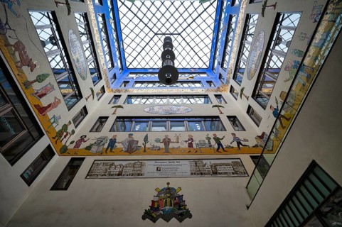 Specks Hof, shopping arcade, mall, shopping centre, shopping arcade, Leipzig, Saxony, Germany,