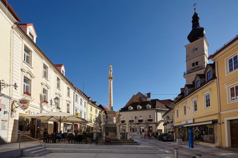 Hoher Platz, Wolfsberg, Old Town, Carinthia, Austria, Europe