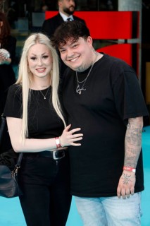 Marvin Holm (influencer) and girlfriend at the Bad Boys, Ride or die Germany premiere in Berlin at