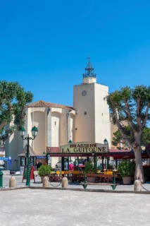 Church of Saint-Francois d'Assise, Port Grimaud, Var, Provence-Alpes-Cote d Azur, France, Europe
