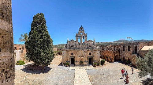 View of church Monastery church Transfiguration church dedicated to Saints Constantine and Helen