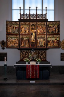 Interior view of the Pauline Altar, High Altar, Paulinum, University Church of St Pauli, University