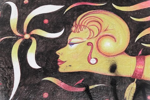 Fulvio Pinna, Wall painting, Mural, East Side Gallery, Graffiti on the Berlin Wall in the East Side