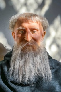 Figure of a Dominican monk, castle monastery as part of the European Hanseatic Museum, An der