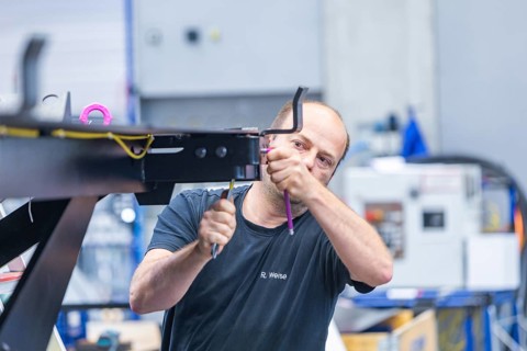 Minister President Michael Kretschmer visited TRUMPF Sachsen SE in Neukirch. The company is one of
