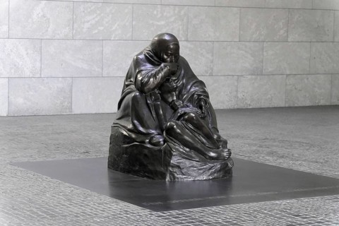 Pieta by Kaethe Kollwitz in the Schinkelbau Neue Wache unter den Linden in Berlin, Berlin, Germany,