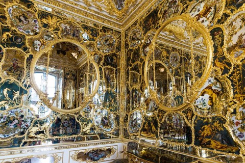 Hall of Mirrors, Wuerzburg Residence, UNESCO World Heritage Site, Wuerzburg, Lower Franconia,