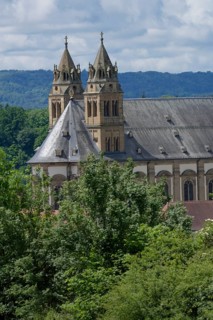 St Nicholas on the Comburg, monastery, Benedictine monastery, church tower, Way of St James,