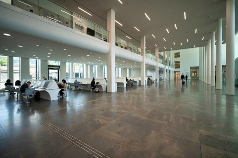 Interior photo computer pool, Paulinum, auditorium, students, students, University Alma Mater