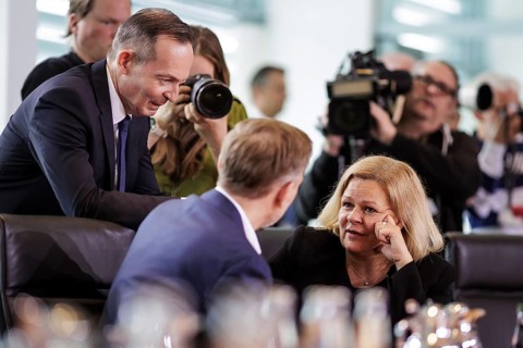 Volker Wissing (FDP), Federal Minister of Transport and Digital Affairs, Christian Lindner (FDP),