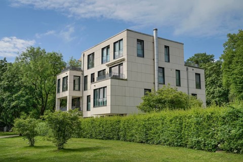 New build, residential building, Wallstrasse, Luebeck, Lower Saxony, Germany, Europe