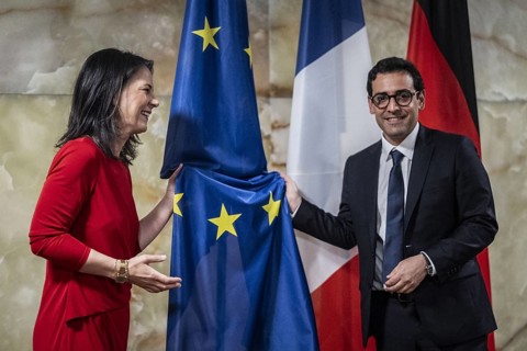 Berlin, 28 May 2024: Federal Foreign Minister Annalena Baerbock meets French Foreign Minister