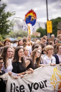Berlin, 31.05.2024. Climate strike by Fridays For Future with over 13, 000 mostly young people in