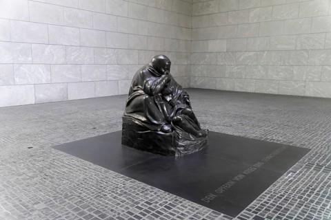 Pieta by Kaethe Kollwitz in the Schinkelbau Neue Wache unter den Linden in Berlin, Berlin, Germany,