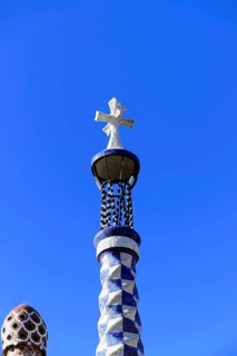 Antoni Gaudi, Park Guell, UNESCO World Heritage Site, Barcelona, Catalonia, Spain, Europe,