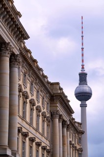 Humboldt Forum, City Palace, Berlin Palace, Alex TV Tower, Berlin, Germany, Europe